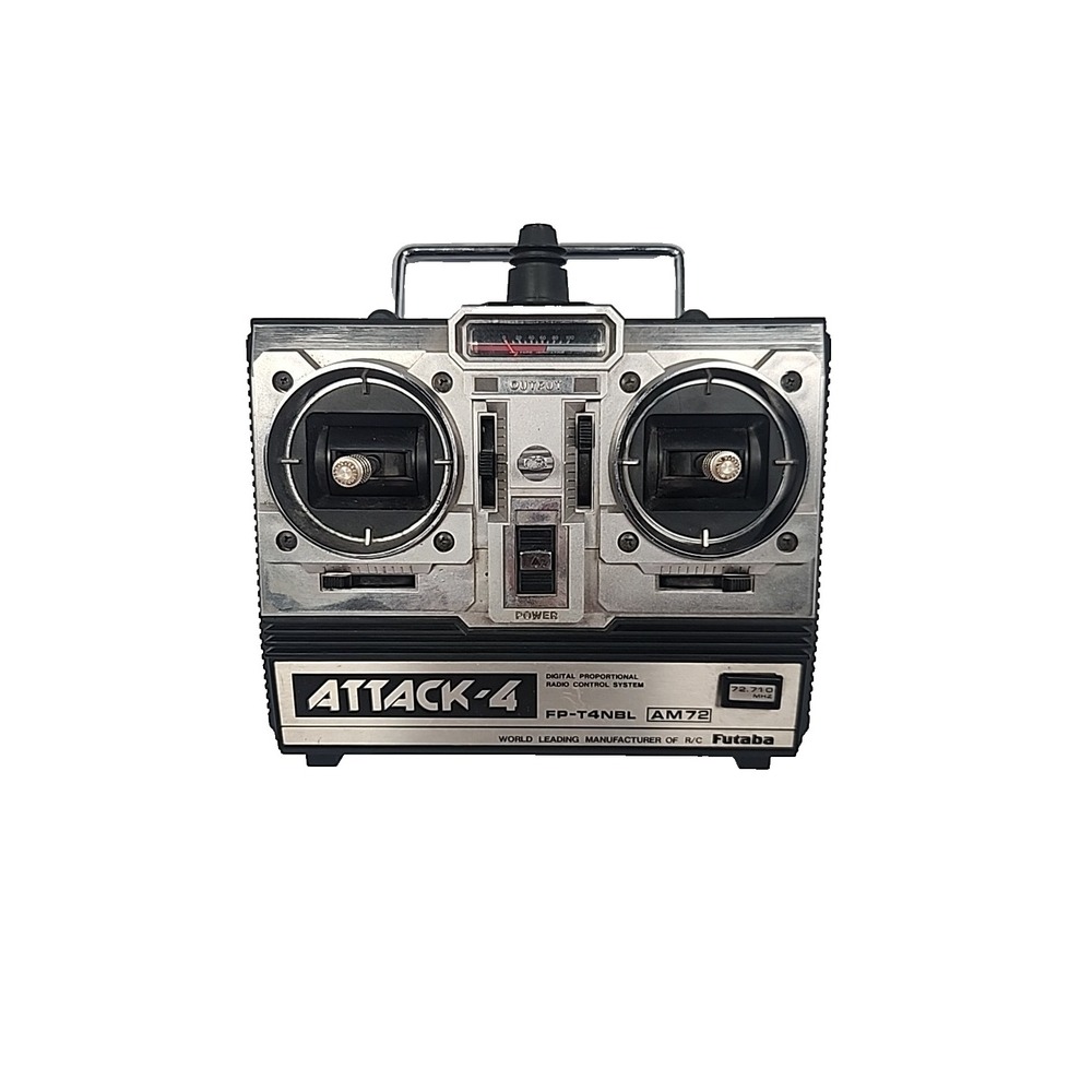 Vintage Futaba Attack-4 FP-T4NBL 72MHz AM RC Transmitter Radio Parts Repair